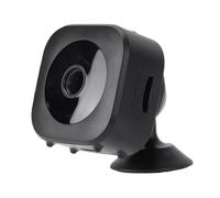 Plyisty Caméra de sécurité HD 1080P, Caméra Intérieure sans Fil WiFi pour Animaux de Compagnie avec Lumières LED Rouges, Nocturne, Conversation Bidirectionnelle, Détection de Mouvement, (Black)