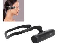 Plyisty Caméra Montée sur la Tête, 4K 30MP 6 Axes Stabilisation EIS, Caméscope d'action Portable WiFi Grand Angle 135 °, Caméra de Vlogging POV Mains Libres pour Le Cyclisme et la