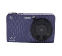Plyisty Caméra Numérique 4K 50MP avec Zoom Numérique 16x, écran de 2,8 Pouces et Fonction de Minuterie pour Les Amateurs de Photographie, Comprend Plusieurs Filtres (Blue)