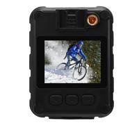 Plyisty Caméra Portée sur Le Corps WiFi HD 2K, Caméra de Sport étanche à Clipser avec Enregistrement en Boucle et Vue en Direct WiFi, pour Moto, Course à Pied, Voyage