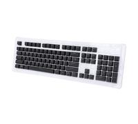Plyisty Capuchons de Clavier Coréens 104 Touches, Ensemble de Capuchons de Clavier Mécaniques Translucides ABS, pour Claviers 61 64 68 84 87 96 98 100 104 108 Touches (Black)