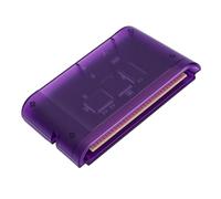 Plyisty Carte de Jeu 4000 en 1, Adaptée aux Consoles de Jeux Originales MD1 MD2 MD3 CD X 32X avec Petite Carte Mémoire de 8 Go, pour Système Mega Drive Master et Jeux 32X (Violet transparent)