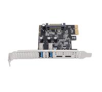 Plyisty Carte D'extension de PCI Express, Livraison Stable de Puissance de Soutien X1 X4 X8 X16 Carte D'extension de PCI E à USB 3.0, Convertisseur Interne D'interface de 5Gbps Serial