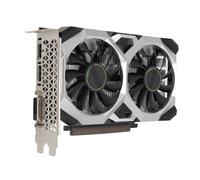 Plyisty Carte Graphique de Jeu, 4 Go 128bit GDDR5 PCI Express 3.0 16X Carte Vidéo D'ordinateur, GPU Carte Vidéo Prise en Charge HDMI, DVI D, DP, Double Ventilateur de