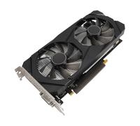 Plyisty Carte Graphique PC GTX1660Ti, 6 Go 192 Bits GDDR6 PCI Express 3.0 16X, Carte Vidéo GPU Compatible HDMI, DVI D, DP, Double Ventilateur de Refroidissement, pour 7, 8, 10