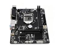 Plyisty Carte Mère de Bureau H81M (LGA 1150), Compatible avec Les Processeurs Core I7, I5 et I3 de 4e Génération, Dotée de 16 Go de Mémoire DDR3 et d'une Batterie Intégrée - Idéale pour