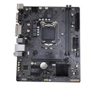 Plyisty Carte Mère H410M D2VX SI, Prise en Charge du Processeur Core Pentium Celeron LGA 1200 de 10e Génération, 2 Emplacements DDR4, 4 Ports III, avec Emplacement PCI E X16