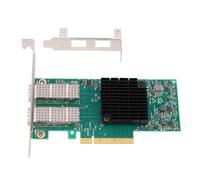 Plyisty Carte Réseau 10G 25G, Adaptateur Ethernet PCIe X8 Double Port avec Technologie RDMA pour Un Transfert de Données à Haute Vitesse, Prise en Charge de 8.1 10