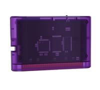 Plyisty Cartouche de Jeu 4000 en 1 pour Genesis Mega Drive MD, Carte Flash de 8 Go Compatible avec les Consoles Master System 32X, sans Région avec Fonction de Sauvegarde et Prise en (Violet