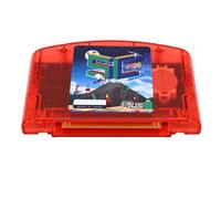Plyisty Cartouche Flash Open Source, Cartouche de Jeu Mémoire 32 Go pour N64 avec Prise en Charge de L'émulateur, Prise en Charge des Jeux N64 et des Disques 64DD, Chargement Rapide et (Rouge