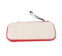 Plyisty Cas de Transport pour L'interrupteur 2 avec Poche en Maille, Protection Complète, Absorption de Choc, Sangle Pratique, équipée de Séparateurs Rembourrés pour Réduire Les (Beige)