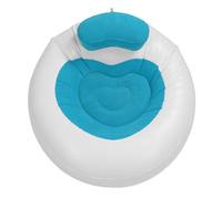Plyisty Chaise Gonflable, cutané Portable - canapé Gonflable sans Amical - Chair Soft PVC BL (modélisation du Cœur Aimant pour Le Salon (Blue)