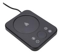 Plyisty Chauffe-Tasse, Chauffe-Boisson électrique 36 W avec 9 Réglages de Température et Minuterie D'arrêt Automatique de 12 Heures, pour Tasses à café, thé, Eau, Lait à la Maison (Prise UE)