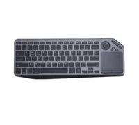 Plyisty Clavier BT Touch TV avec Contrôle de Média Facile, 7 Couleurs Backlight Tri Mode Connectivité Clavier Touch, Smart TV Remote Keyboard Build in TouchPad