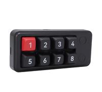 Plyisty Clavier Câblé USB C, 8 Touches Numéro de comptabilité Financière Portable, pour Ordinateur Portable, PC, Ordinateur Portable (Black)