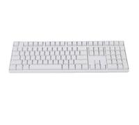 Plyisty Clavier Mécanique sans Fil, Tri Mode BT5.0 2,4 GHz USB C Hut SWAPPable Clavier, Rétro-éclairage Bleu Dynamique, 108 Key Anti Ghosting, Commutateur Bleu (White)