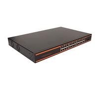 Plyisty Commutateur Intelligent Poe Gigabit Ethernet 26 Ports, 24 Ports Poe, 2 de Liaison Montante Gigabit, Commutateur Non Géré de Bureau IEEE 802.3af / at, jusqu'à 250 M et 10