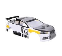 Plyisty Coque de Carrosserie de Voiture Télécommandée en PVC Léger, Mise à Niveau, Conception Graphique pour Voitures de Course à L'échelle 1:10, Ajustement sans Couture, Protège Le Châssis et Les