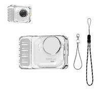 Plyisty Coque en TPU pour Go Ultra, Housse de Protection Antichoc avec Capuchon D'objectif, Boîtier Souple Anti-Rayures avec Lanière, Accessoires de Peau Transparente Non Jaunissante (Transparente)