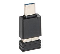 Plyisty Dispositif de Déménageur de Souris, Mini Mouse Jiggler Largement Applicable Port USB Mouvement Automatique Mini Taille Jiggle Légèrement pour l'ordinateur Universel (Black)