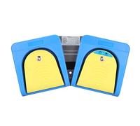 Plyisty Double Pédale de Commautateur AU Pied, sans Fil BT et Filaire USB Commaiteur de Pédale Commande AU Pied, Clavier Pc Souris Multimedia String Action pour Les Fenêtres, pour,