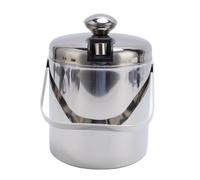 Plyisty Double Wall a isolé Son Prohibition en Acier Inoxydable Emmer Ban 1.3L pour les Petites Réunions D'événements de Nuit