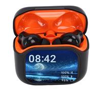 Plyisty Écouteurs de Traduction AI en Temps Réel, écran Tactile LCD 164 Langues Bluetooth 5.4, Casque de Traduction, Suppression du Bruit, Lecture de Musique et Appel 8H