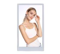 Plyisty Écran D'affichage Selfie pour Téléphone, Appareil Photo sans Fil HD 2K avec Télécommande, 4,7 Pouces pour Le Flux en Direct Vlog, Rotation de 180 °, 3 Niveaux de luminosité (White)