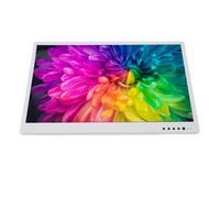 Plyisty Écran Industriel à Cadre de 21,5 Pouces, Résolution FHD 1920 X 1080 avec Interfaces VGA AV USB BNC, pour Une Utilisation Commerciale dans Divers Environnements (Prise UE)