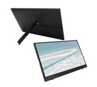 Plyisty Écran Portable 15,6 Pouces pour Ordinateur Portable, Écran IPS 1080P avec USB-C Et HDMI, Haut-Parleurs, Socle Pliable, Extension D'écran De Voyage pour Le Jeu Et Le Travail