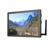 Plyisty Écran Tactile Capacitif de 10,1 Pouces, écran Tactile Industriel à Montage Mural 1280x800, pour 7.1.1, Coque en Métal, (Prise UE 100-240 V)