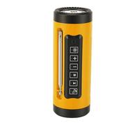 Plyisty Enceinte Bluetooth Portable avec Lampe Torche, Enceinte sans Fil Multifonctionnelle pour Vélo, Lecteur de Musique étanche pour Le Cyclisme en Extérieur, Batterie 4000 MAh (Orange)