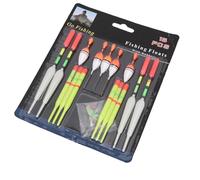 Plyisty Ensemble de Flotteurs de Pêche en Plastique Haute visibilité, Kit de Bobber Léger pour la Pêche Compétitive en Fosse Noire, Robuste et Anti-vieillissement