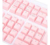 Plyisty Ensemble de Touches de Clavier Français 132 Touches, Ensemble de Touches Personnalisées de Style Minimaliste, adapté pour Clavier Mécanique 61/64/68/84/87/96/98/100/104/108