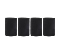 Plyisty Éponge de Tube de Port de Haut-Parleur, 4 Pièces éponge de Port d'air de Basse de 44 Mm de Diamètre et 65 Mm de Hauteur, avec Bouchons en pour Réduire Les Ondes
