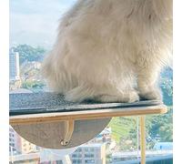 Plyisty Étagère d'escalade pour Chat, Forte Charge, Grattoir de Fenêtre en Bois pour la Maison, 1 X étagère d'escalade Murale pour Chat, Scène Applicable: Décoration de la Maison (Plateforme de Saut