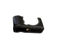 Plyisty Étui à la Caméra étalante, Caméra Anti-caméra en Cuir PU avec Bandoulière pour X M5, Couvercle de Protection de Style Vintage (Black)