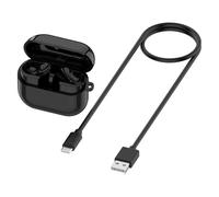 Plyisty Étui de Charge sans Fil pour Buds 3 Pro SM-R630, Remplacement de la Station de Docker du Boîtier du Chargeur par Câble USB C, Appariement Bluetooth (Black)