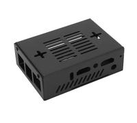Plyisty Étui de OrangePi 5 Pro, Boîtier en Alliage D'aluminium avec Ventilateur de Refroidissement, Ajustement Précis, Artisanat raffiné, Compatible avec OrangePi 5 Pro