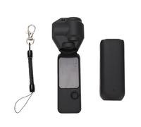 Plyisty Étui de Protection pour Caméra 3, Couvercle de Capuchon D'objectif Magnétique avec Cordon de Traction à Ressort, pour Protecteur D'objectif de Caméra (Black)