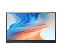 Plyisty Extension D'écran D'ordinateur Portable 15,6 Pouces 1080P HD Type C Moniteur D'ordinateur de Voyage Portable avec Béquille Double Haut-parleurs Intégrés Plug and Play pour