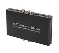 Plyisty Extracteur ARC, Convertisseur Numérique vers Analogique 24 Bits 192 KHz avec Sortie D'entrée Optique L R ARC pour Système de Haut-parleurs TV Home Cinéma