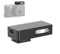 Plyisty Flash Externe Compact pour Accessoires D'appareil Photo GR4 GR3 GR3X, Support de Griffe Porte-Accessoires, 2 Niveaux de Puissance Réglables, 400 Prises de Vue par Charge