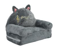 Plyisty Flip Open Couch Sleeper, Safe Lovely Cartoon Cartoon Toddler Chair Couch Attire l'attention pour la Lecture (Pliant en Deux)