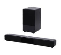 Plyisty Haut-Parleur Bluetooth 6.3, Système de Son Surround Home Cinéma 30 W 2.1 Canaux, Haut-Parleur TV avec Caisson de Basses et Télécommande, Prend en Charge Les Interfaces HDMI (Prise UE)