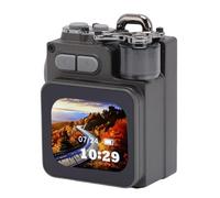 Plyisty Haut-Parleur Bluetooth Portable avec écran Tactile, Petit Haut-Parleur Intelligent Stéréo sans Fil, Lecture de Musique Multifonctionnelle et Appels avec Micro et Boîte de