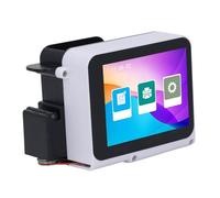 Plyisty Imprimante à Jet d'encre Portable, Mini-imprimante à Jet d'encre Portable avec écran Tactile LED, Hauteur d'impression de 12,7 Mm, pour Numéro de Lot, Date, Logo, Code QR