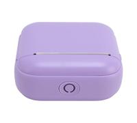 Plyisty Imprimante Thermique BT, Imprimante de Poche Portable avec 203 Dpi pour la Note de Facture Photo, BT sans Fil, Billets de Support, Photos, Notes de Service, Erreurs Impression (Purple)
