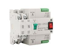 Plyisty Interrupteur de Transfert Automatique à Double Puissance RV Durable 2p Fast Commutation PC AC 230V pour l'usine Domestique (40A)