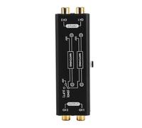 Plyisty Isolateur de Bruit de Boucle de Terre, Potentiomètre D'isolation de Signal Sonore, élimination du Bruit de Courant, Filtre Passif Plug and Play, avec Interrupteur de Terre Commun